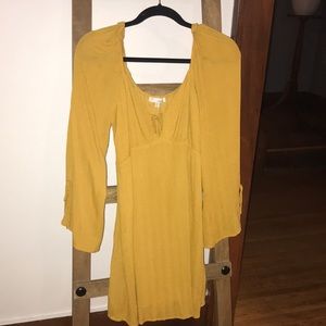 June & Hudson NWT yellow boho dress